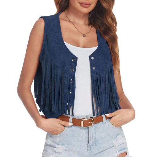 Gilet donna frange gilet anni