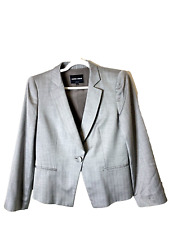 Blazer donna Giorgio Armani seta cashmere spina di pesce designer taglia 50* Italia