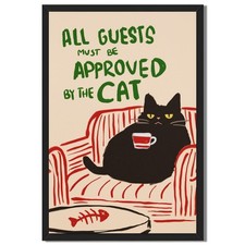 Poster Gatto Divertente Wall