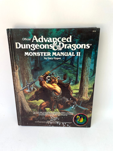 1983 monster manual ii - manual, 1a