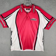 Hoyt Archery Shooter Polo Shirt Mens XL Red Get Serious Short Sleeve Performance