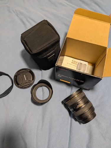 Sigma 20mm 6 - sigma, ex