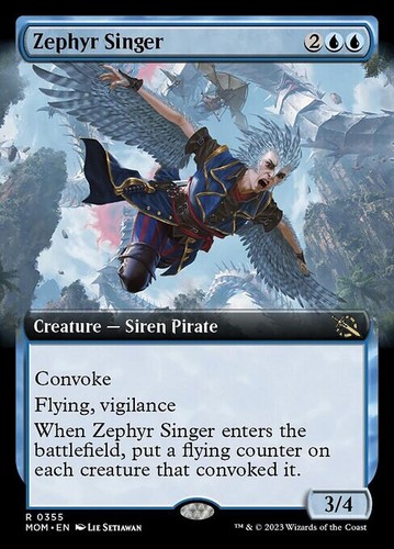 Mtg zephyr singer - zephyr,