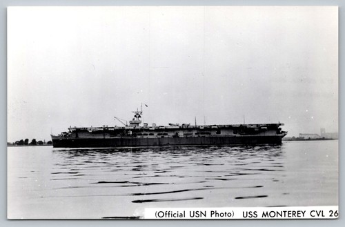 Cartolina uss monterey - cartolina, cvl
