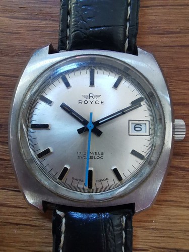 Royce incabloc date montre - date,