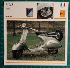 FOTO MOTO ACMA VESPA SCOOTER -