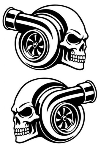 Adesivi auto turbo - 2,