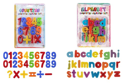 Lettere magnetiche numeri - lettere,