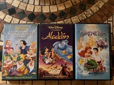 3 Videocassette VHS Walt