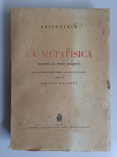 Metafisica aristotele - la,