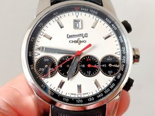 eberhard Chrono 4 grande taille ref. 31052 acciaio automatico 40mm. 2011 € 5240