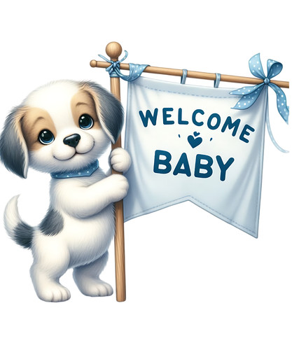 Adesivi auto welcome baby - welcome,