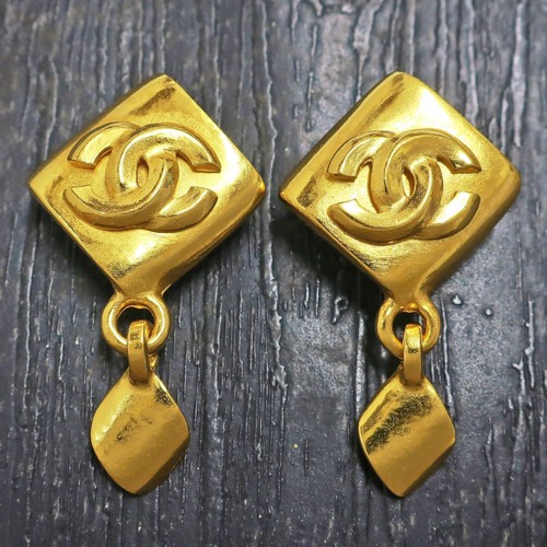 Orecchini chanel placcati oro - orecchini,