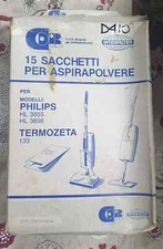 15 SACCHETTI PHILIPS TERMOZETA SCOPA ELETTRICA HL 3855 3856 133 E COMPATIBILI