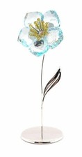 SWAROVSKI 848451 - Fiore DAENI - Paradise Flowers - Colore Light Azore - cm 11