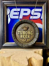 Insegna Pubblicitaria Tuborg bifacciale - Vintage 