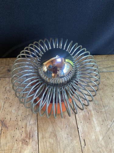 Lampe ressort orange vintage - lampe,