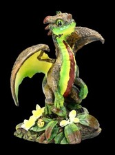Statuetta drago avocado - statuetta,