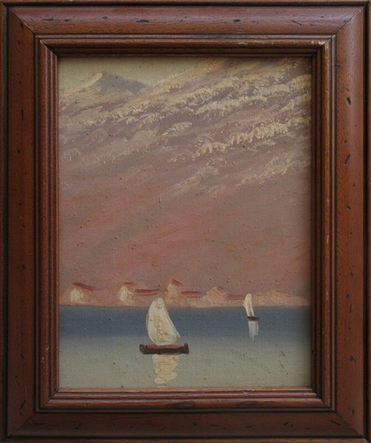 Dipinto tavola con cornice - dipinto,