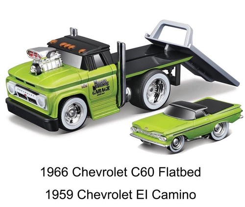 Maisto 1966 c60 flatbed - 1:64,