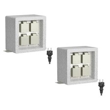 2x presa da giardino a colonna