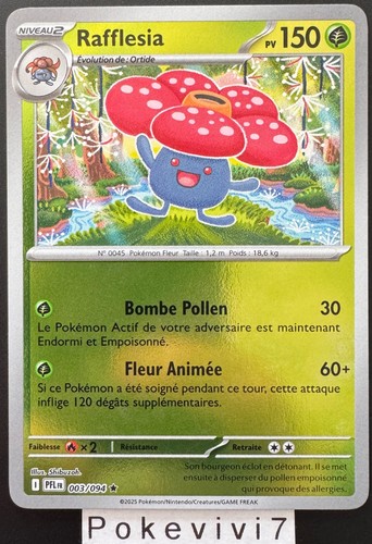 Carte pokemon rafflesia - pokemon,