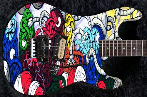 Guitar skin axe wrap reskin - skin,