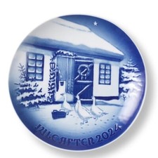 Piatto di natale in porcellana