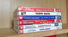Lotto DVD VERDONE _ BOROTALCO ACQUA E SAPONE TROPPO FORTE AL LUPO IRIS BLOND