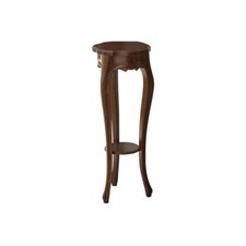 TAVOLINO PORTA VASO IN LEGNO NOCE ARTE POVERA SAGOMATO E INTAGLIATO