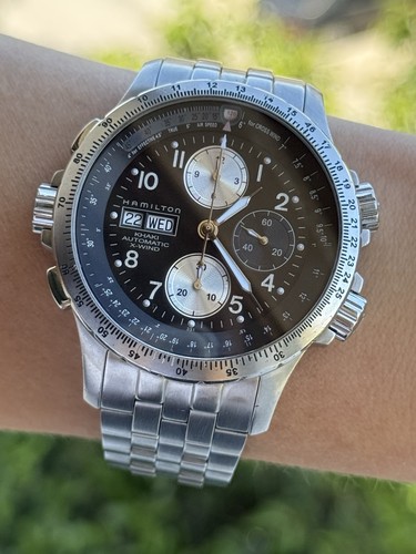 Hamilton khaki wind h776160 - khaki,