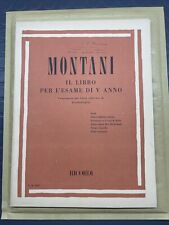Ricordi Il libro per l'esame del V anno di pianoforte ER00230700 Montani Pietro