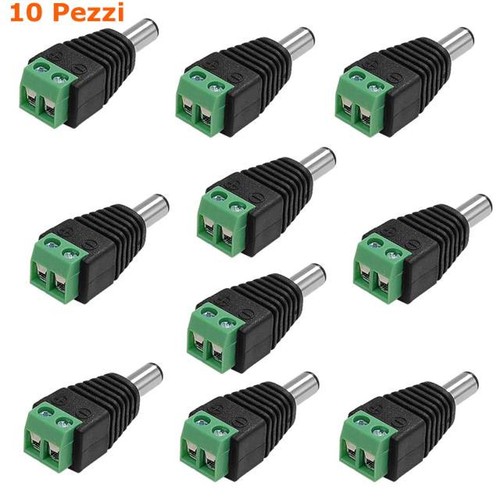 10pz connettore alimentazione - 10pz,