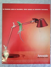 Artemide Tolomeo Lampada Pubblicità 2000 Original Italian Advertising 29x22 cm