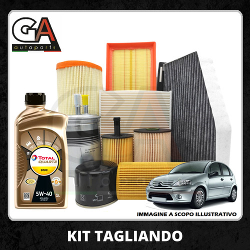 Kit tagliando citroen 4 - c3, 1.4