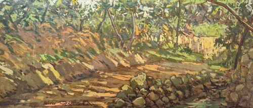 Dipinto olio tavola - olio,