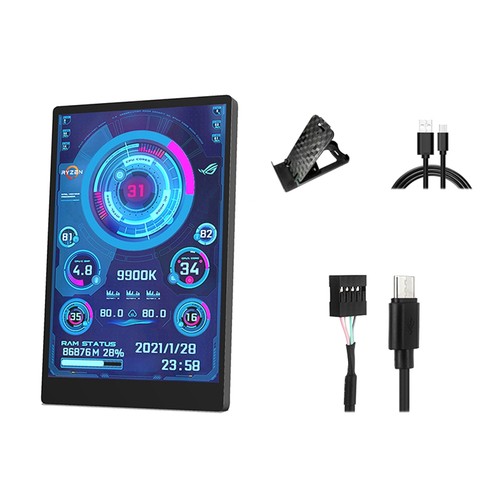 Schermo ips pollici usb - schermo, 3,5