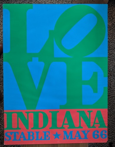 Robert indiana love 1966 - robert,
