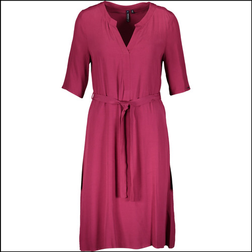 Abito woolrich rosso scollo - rosso,