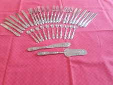 servizio posate da dolce per 12 persone argento 800 anni 50/60 nuove