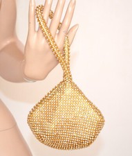 Pochette donna oro dorata