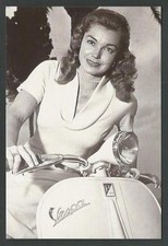 Ester Williams on Vespa