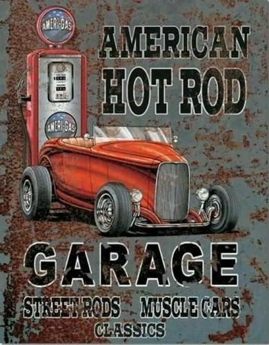 American hot rod garage - rod,
