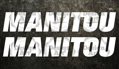 Manitou caricatore adesivo - manitou,
