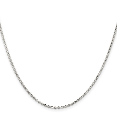 Collana con catena argento - collana, in