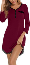 Maglie Pigiama Con Pizzo Da