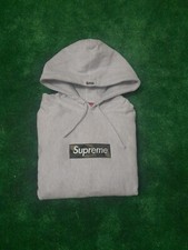 Supreme Fw23 Ash Grey Box Logo Camo Hoodie