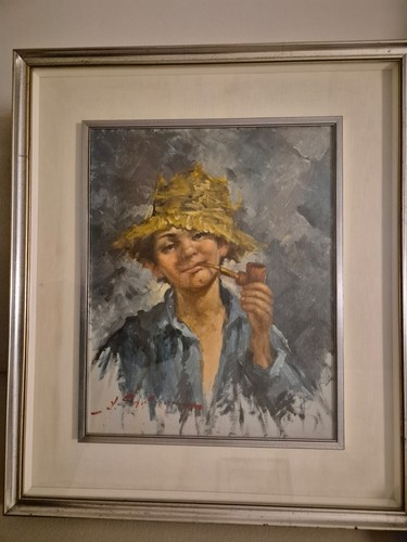Angelo sansone quadro olio - sansone,