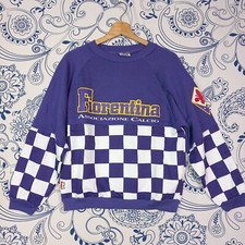 VINTAGE FIORENTINA ASSOCIAZIONE CALCIO Grandi Felpe dei Campioni S FSM LOGO ITA