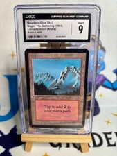 Magic MTG mountain alpha CGC 9 1993 (NO Bgs Psa mox Beta commander pauper 10)